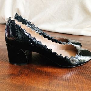 Chloé Black Patent Leather Pumps